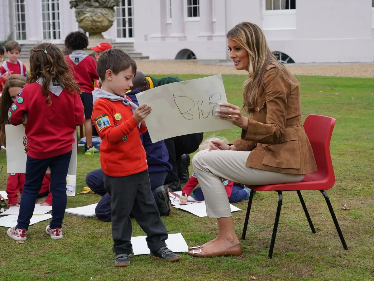 Scouts Squirrels were earning their  "Go Wild" badge in Frogmore Gardens