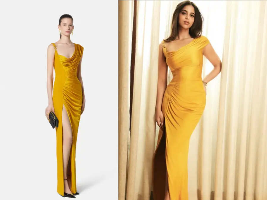 Rs 300,000? Suhana Khan stuns in a Versace gown at Ba***ds of Bollywood premiere