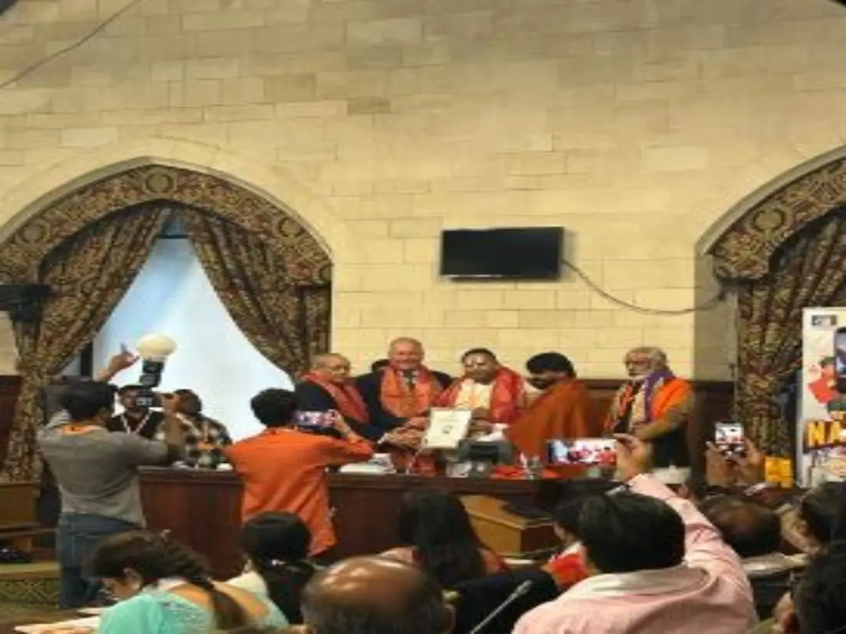 British MP celebrates Indian PM Modi's birthday in UK Parliament, shares pics online British MP celebrates Indian PM Modi's birthday in UK Parliament, shares pics online