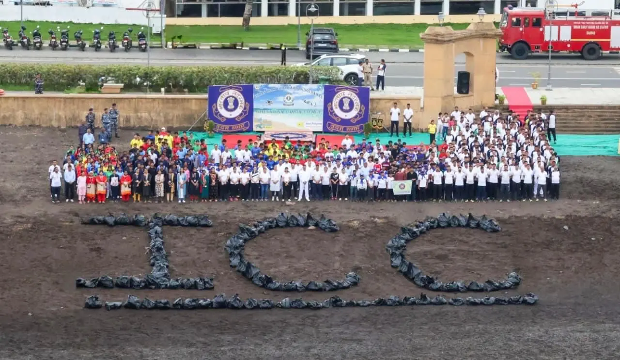 India: Coast Guard leads nationwide efforts on Int'l Coastal Cleanup Day