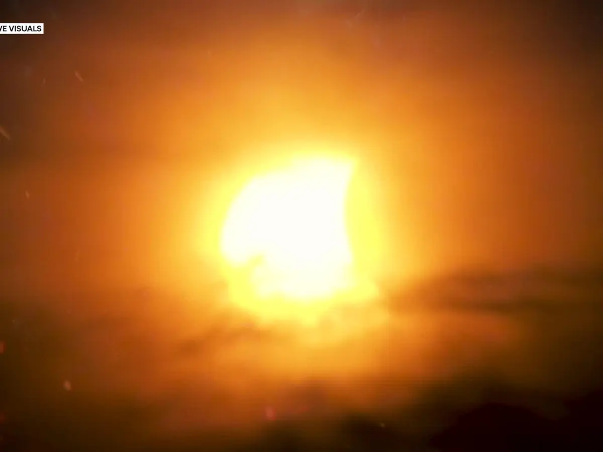Solar Eclipse 2025: Sky Gazers Witness 4 Hours, 24 minutes Of Rare ...