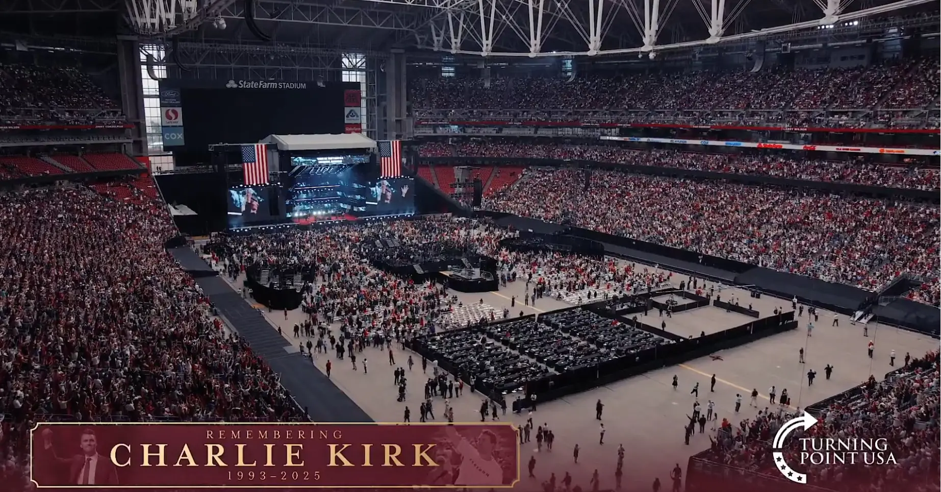 Charlie Kirk’s memorial: Speakers pay homage, hail activist as a ‘martyr in the true Christian tradition’