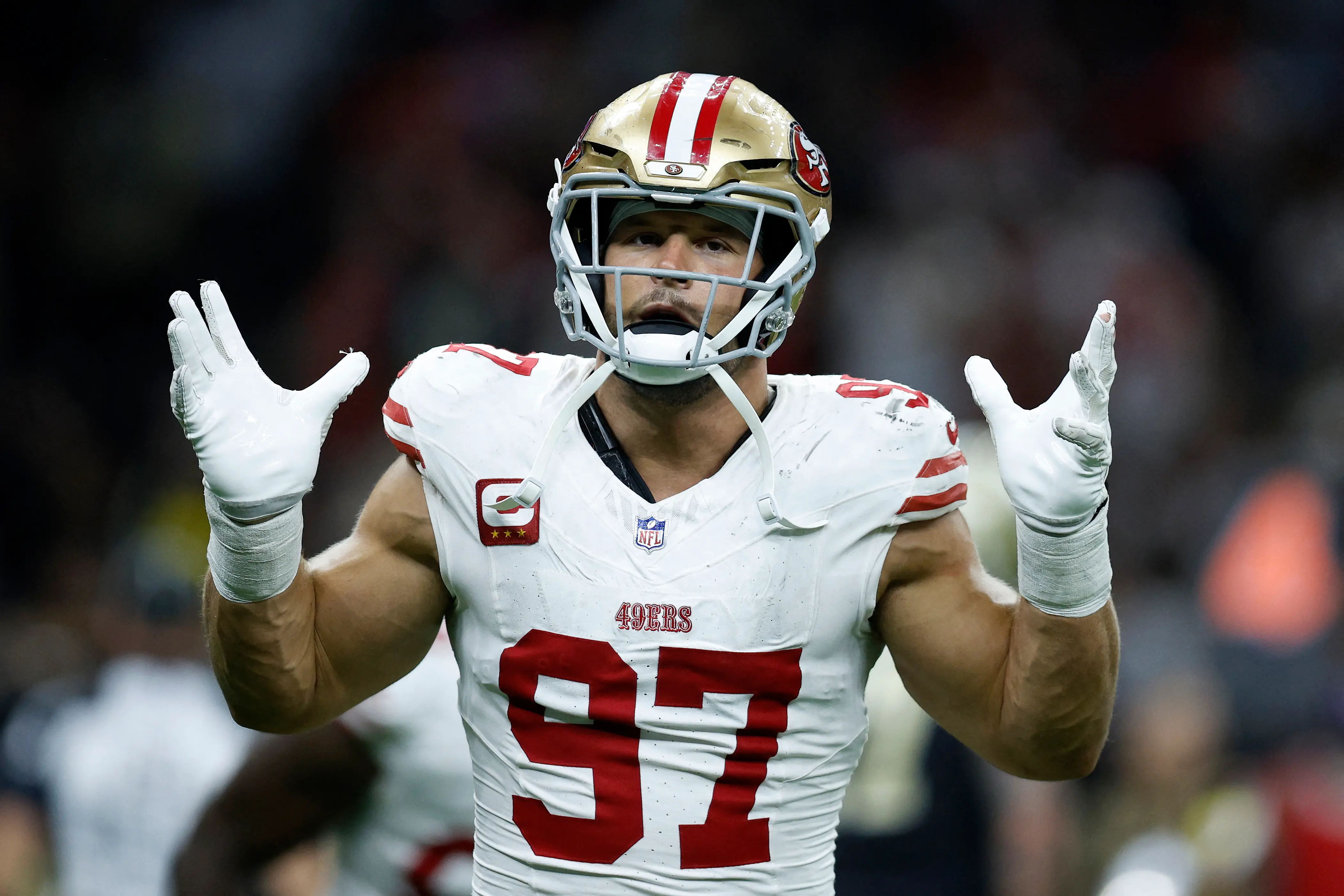 49ers DE Nick Bosa to miss rest of season after suffering torn knee ligaments