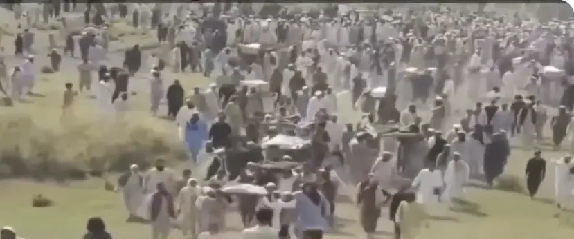 Mass funeral in Pakistan after military bombs Khyber Pakhtunkhwa village killing 30