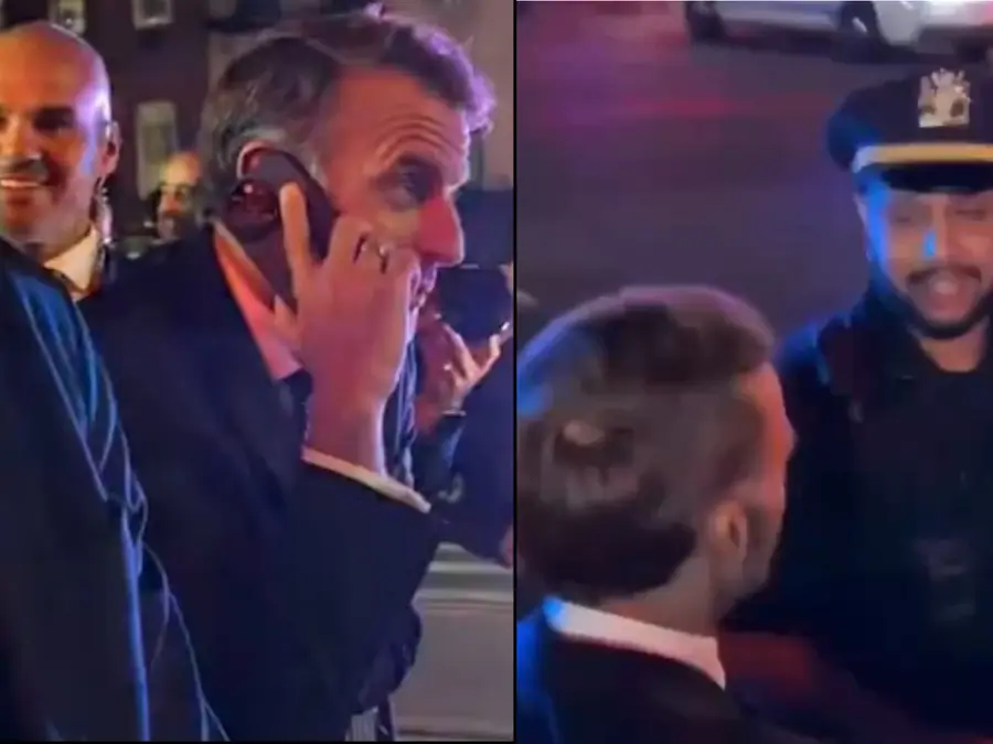 French President Macron stopped by New York Police because of Trump? Here's what happened