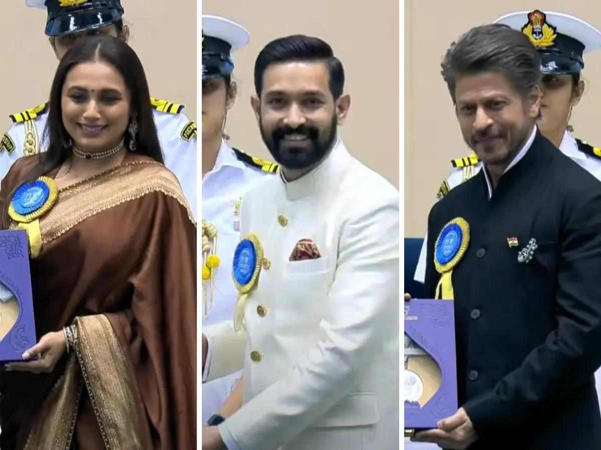 71st National Film Awards: Bollywood dominates the ceremony, Shah Rukh Khan, Rani Mukerji, Vikrant Massey earn top acting honours 71st National Film Awards: Bollywood dominates the ceremony, Shah Rukh Khan, Rani Mukerji, Vikrant Massey earn top acting honours