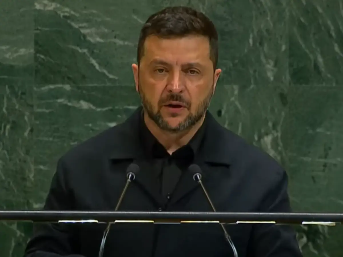 Zelensky calls out Putin's war 'madness' at UN, urges nations to stop trade with Russia - 'Peace depends on weapons'