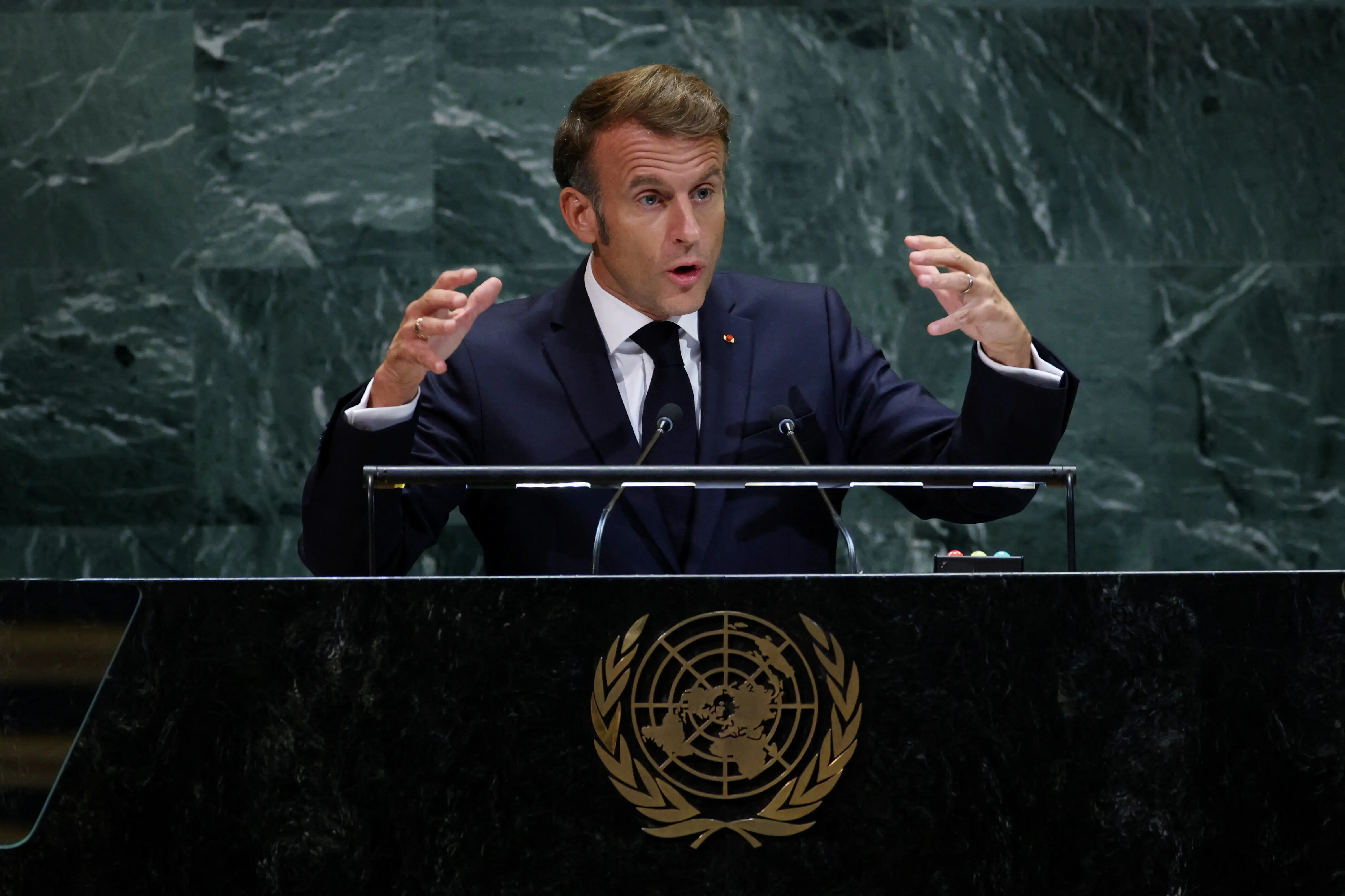 Macron praises Trump’s 'strongest message' on Russia, warns Iran president over nuclear sanctions
