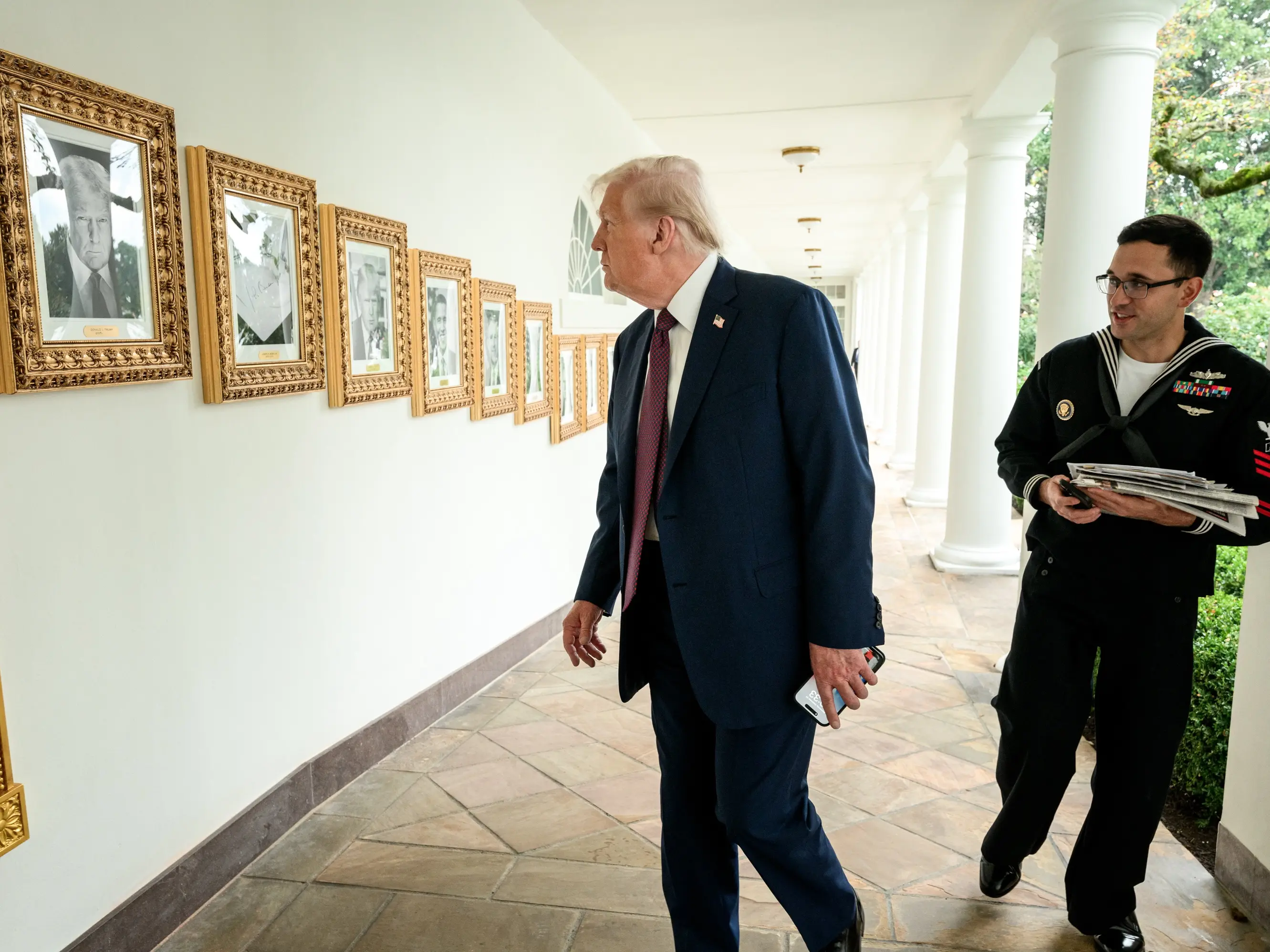 White House displays 'Presidential Walk of Fame' — But Joe Biden gets autopen portrait White House displays 'Presidential Walk of Fame' — But Joe Biden gets autopen portrait