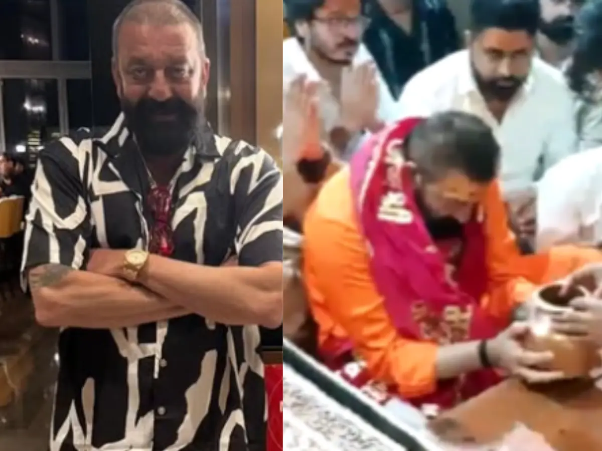 Sanjay Dutt offers prayers at Ujjain's Mahakaleshwar Temple, attends Bhasm Aarti Sanjay Dutt offers prayers at Ujjain's Mahakaleshwar Temple, attends Bhasm Aarti