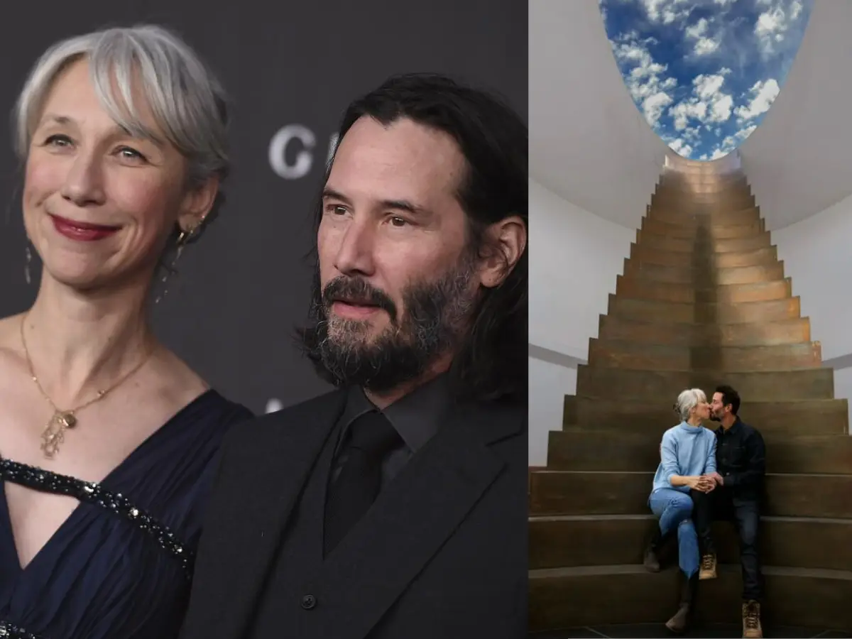 Keanu Reeves's girlfriend Alexandra Grant reacts to reports around couple's secret wedding