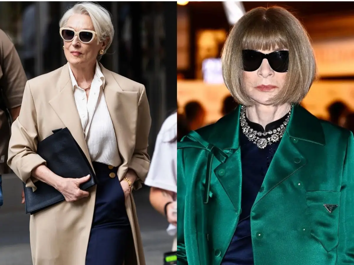 Meryl Streep meets Anna Wintour at Milan Fashion Week A real life