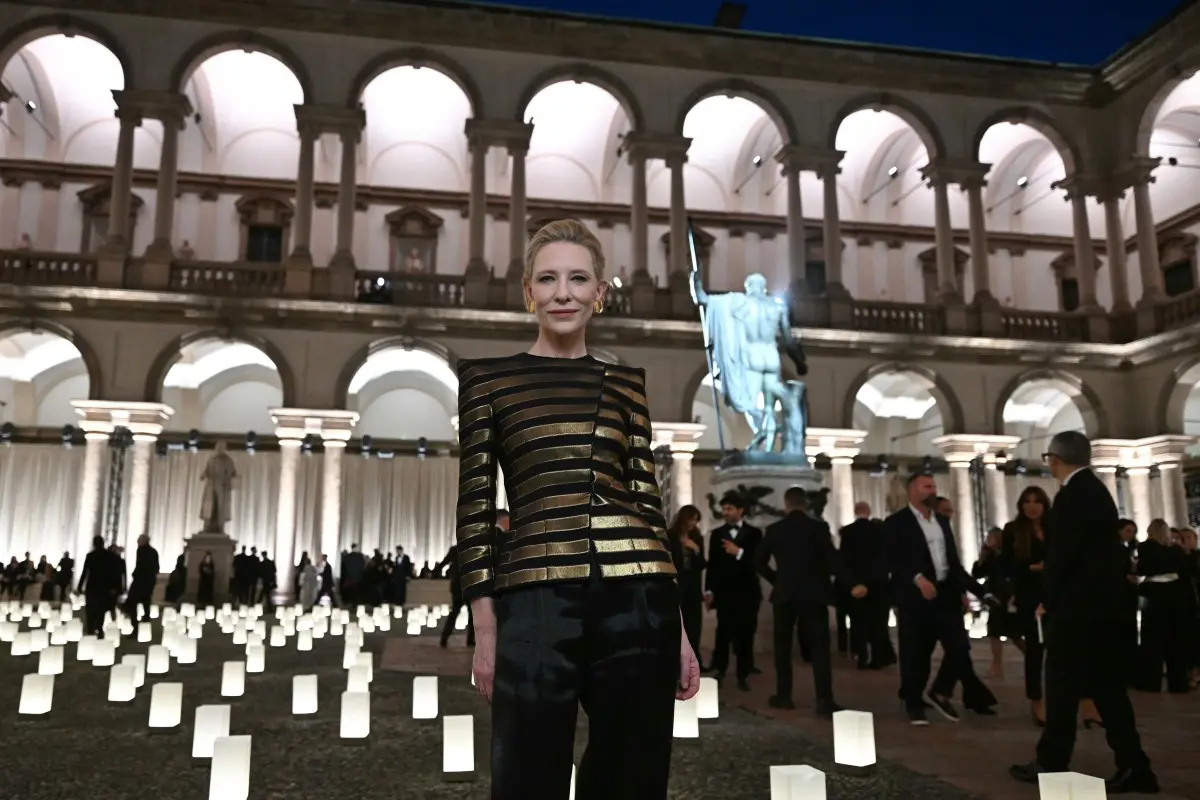 Cate Blanchett, Richard Gered and other stars turn out for Armani's final collection in Milan