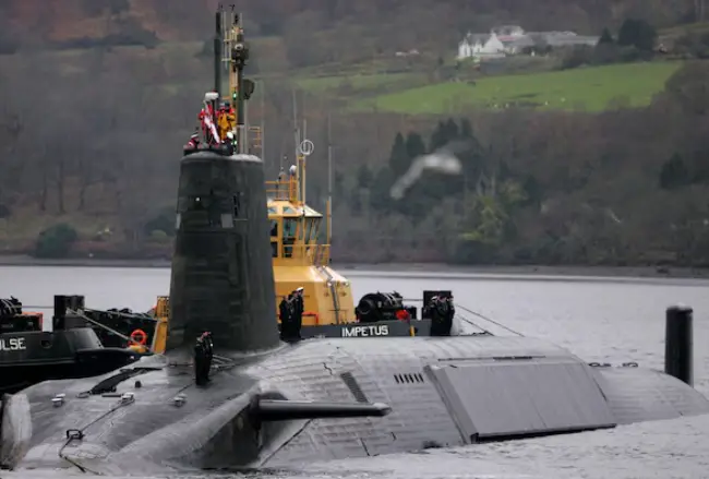 United Kingdom - 10 nuclear submarines (estimated)