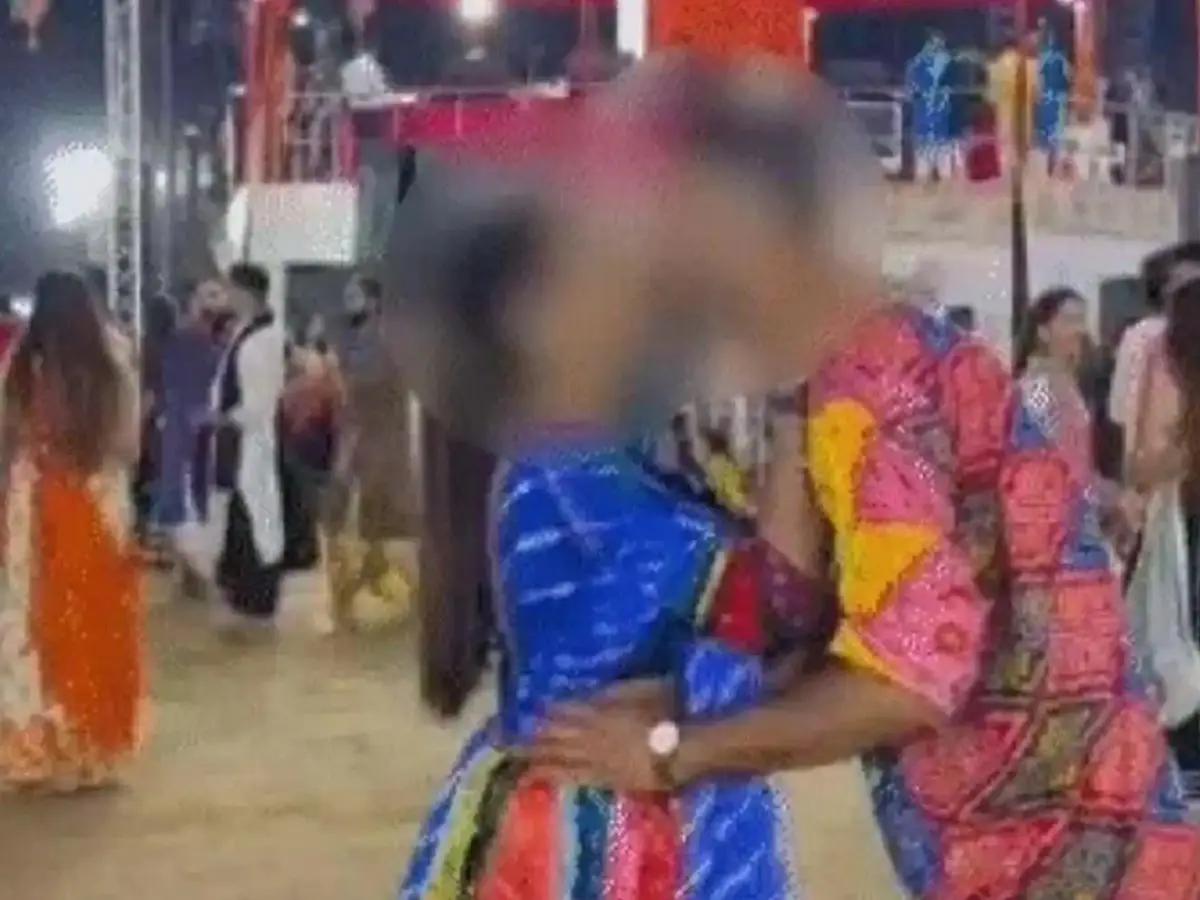 Kiss at Garba Event Sparks Controversy; Couple Apologizes