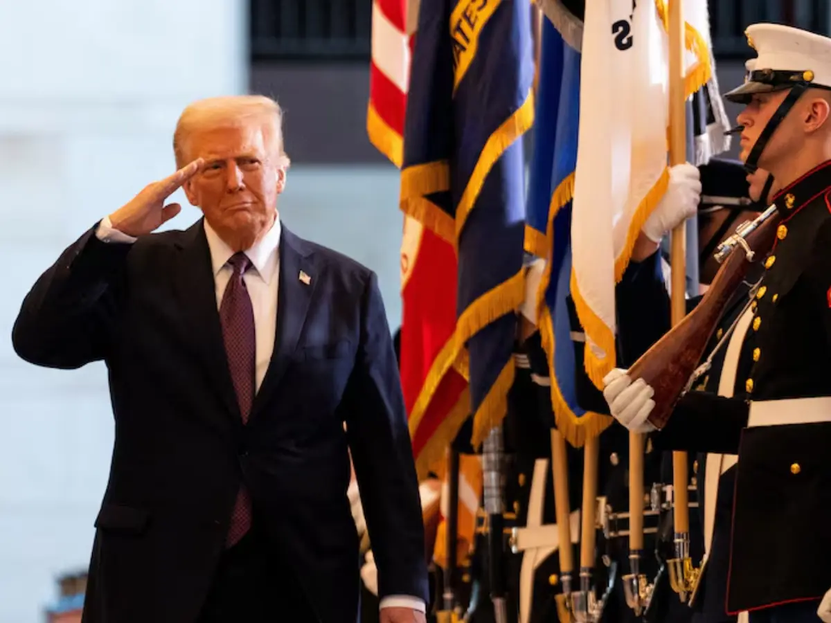 ‘If you don’t like what I’m saying, leave the room’: Trump tells military officers to quit if they dislike his address, says 'there goes your rank'