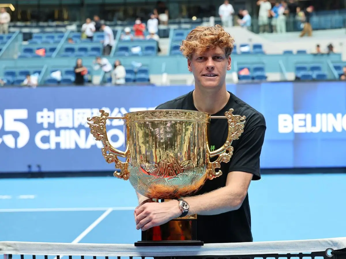 Sinner wins 21st career title after beating American teen in China Open final Sinner wins 21st career title after beating American teen in China Open final