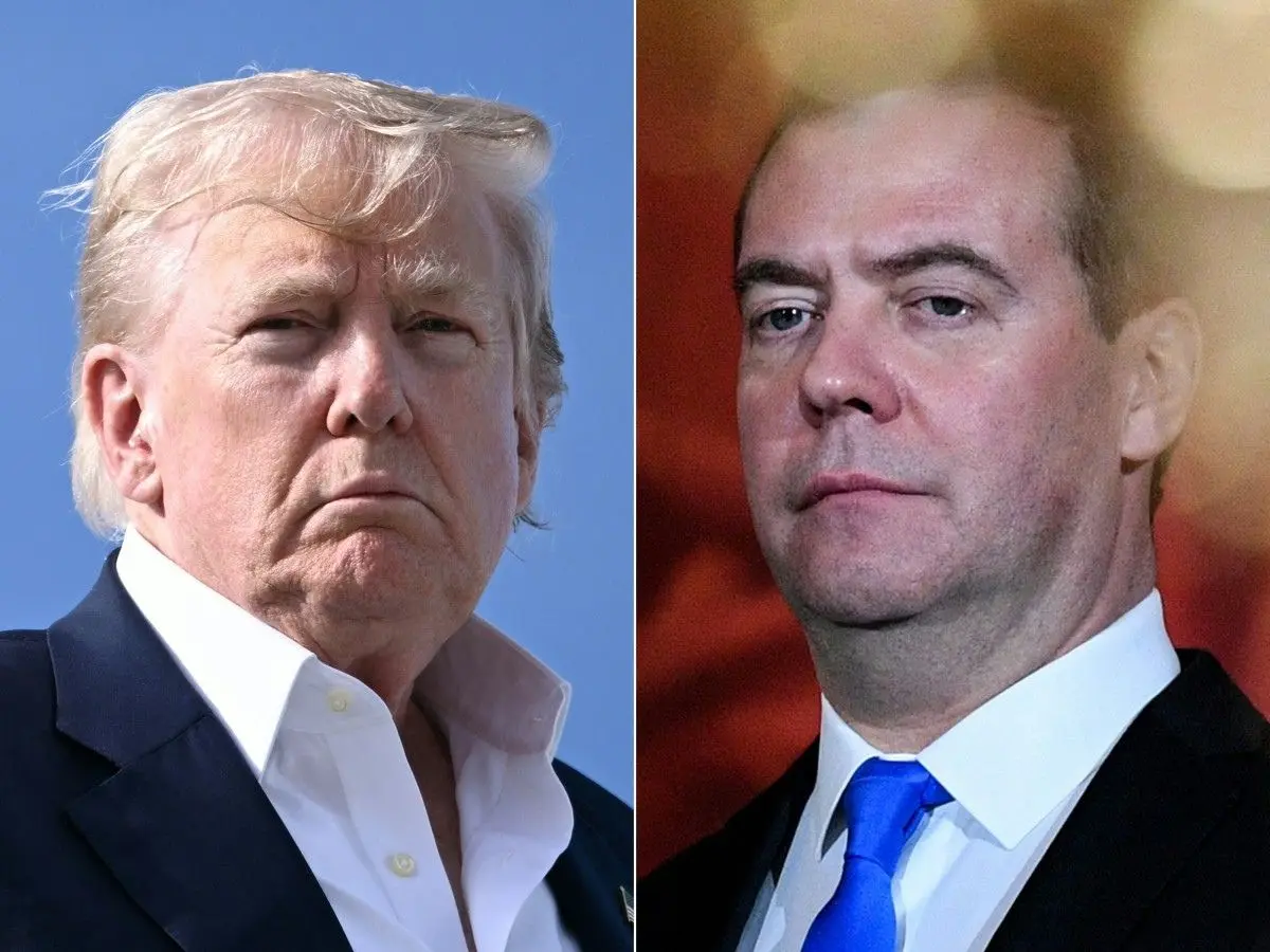 ‘Hard to find a black cat in a dark room’: Medvedev mocks Trump’s ‘elusive’ submarines near Russia