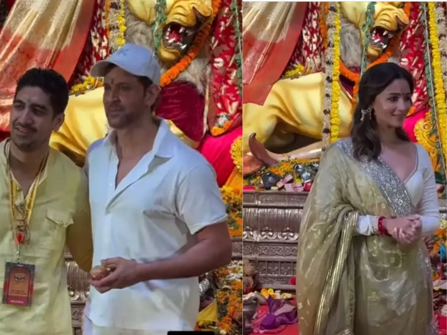 Durga Puja 2025: Alia Bhatt shares candid moments with Rani Mukerji; Hrithik Roshan joins the celebrations