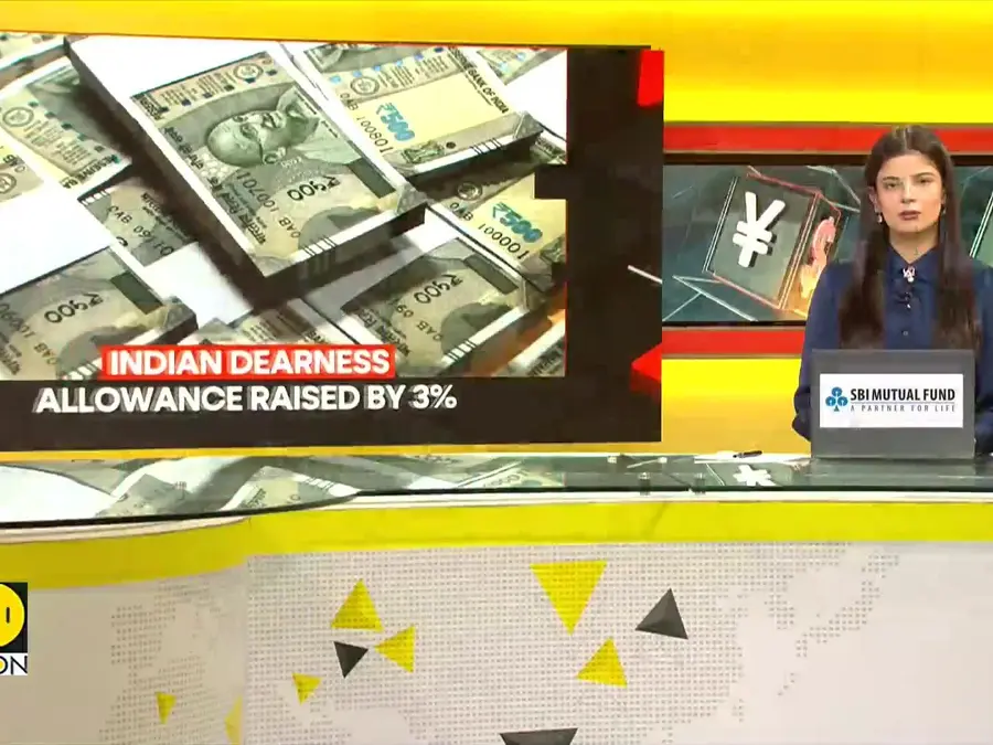 Indian dearness allowance raised by 3% ahead of festive season