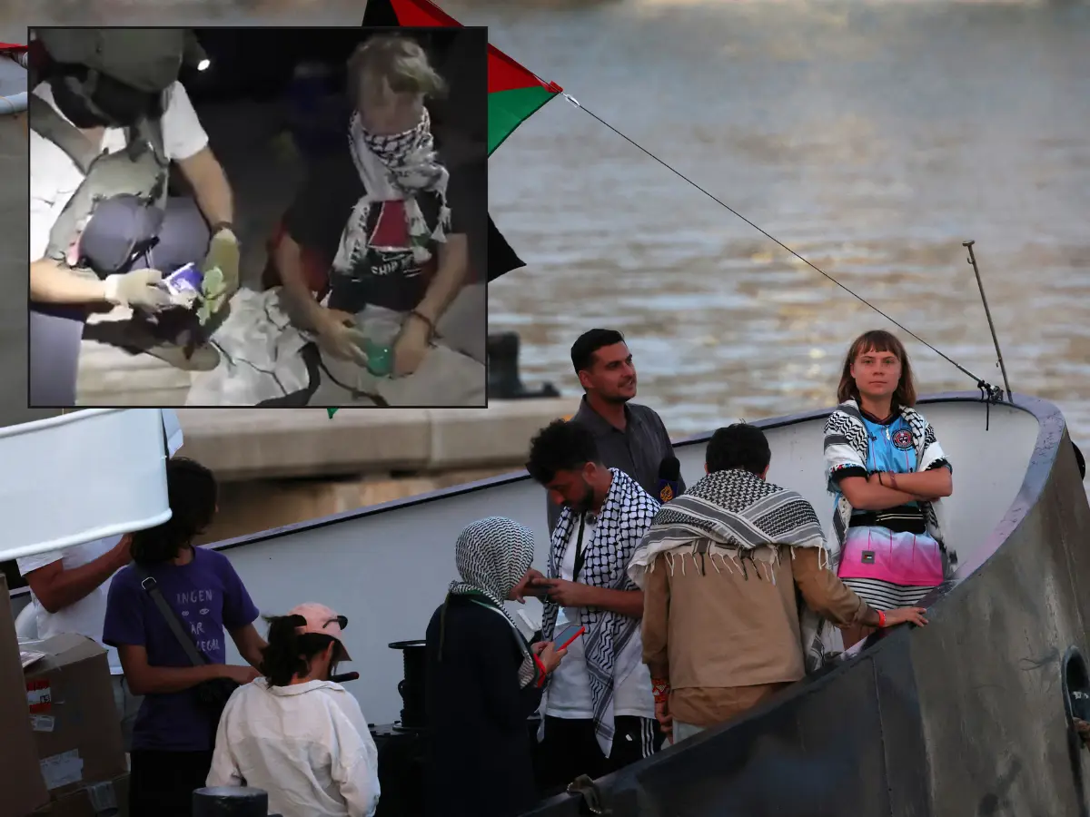 ‘Blatant act of desperation’: Greta Thunberg, activists detained as Israeli navy stops Gaza aid flotilla. Watch video ‘Blatant act of desperation’: Greta Thunberg, activists detained as Israeli navy stops Gaza aid flotilla. Watch video