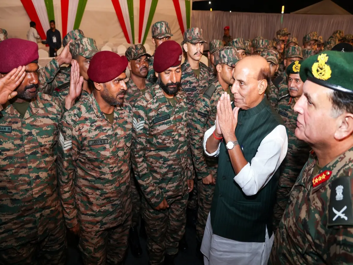 Indian defence minister's warning to Pakistan: One route to Karachi is via Sir Creek Indian defence minister's warning to Pakistan: One route to Karachi is via Sir Creek