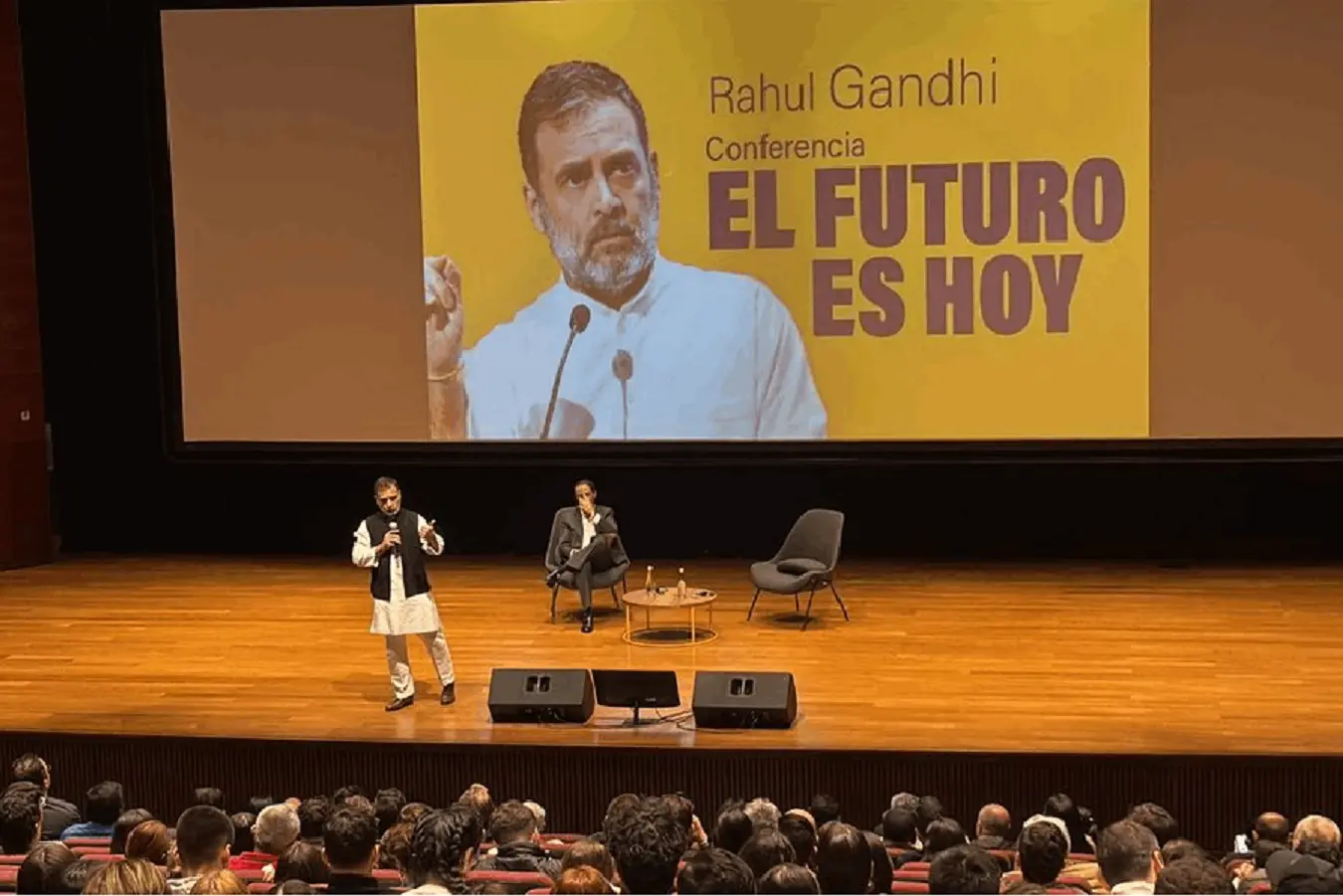 ‘Attack on democratic system in India is a major risk,’ says Rahul Gandhi in Colombia; BJP hits back