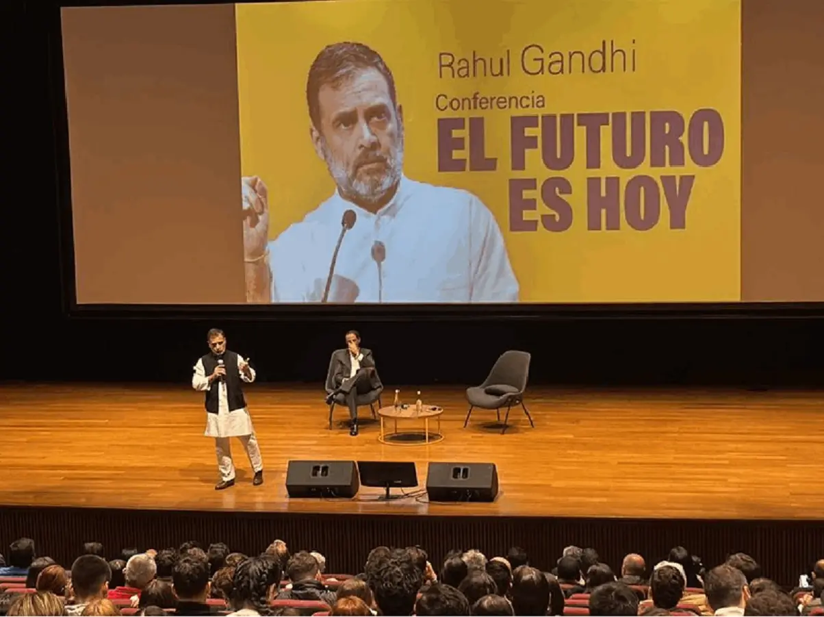‘Attack on democratic system in India is a major risk,’ says Rahul Gandhi in Colombia; BJP hits back ‘Attack on democratic system in India is a major risk,’ says Rahul Gandhi in Colombia; BJP hits back