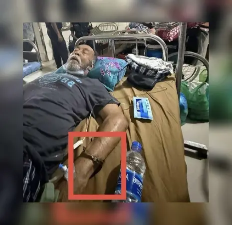Sheikh Hasina’s aide, 75, was handcuffed to hospital bed before death? Pics go viral Sheikh Hasina’s aide, 75, was handcuffed to hospital bed before death? Pics go viral