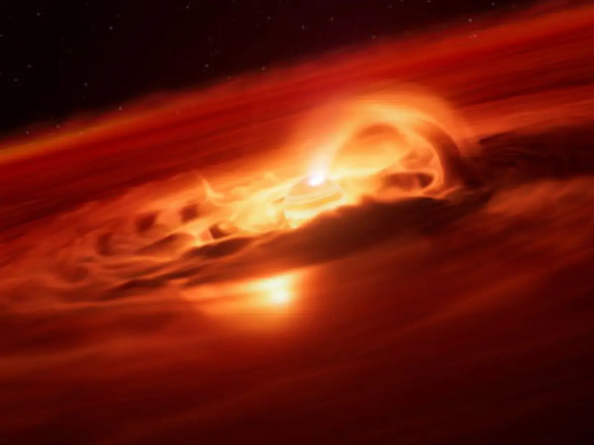 Infant rogue planet 620 light-years away growing by 6 billion tonnes per second
