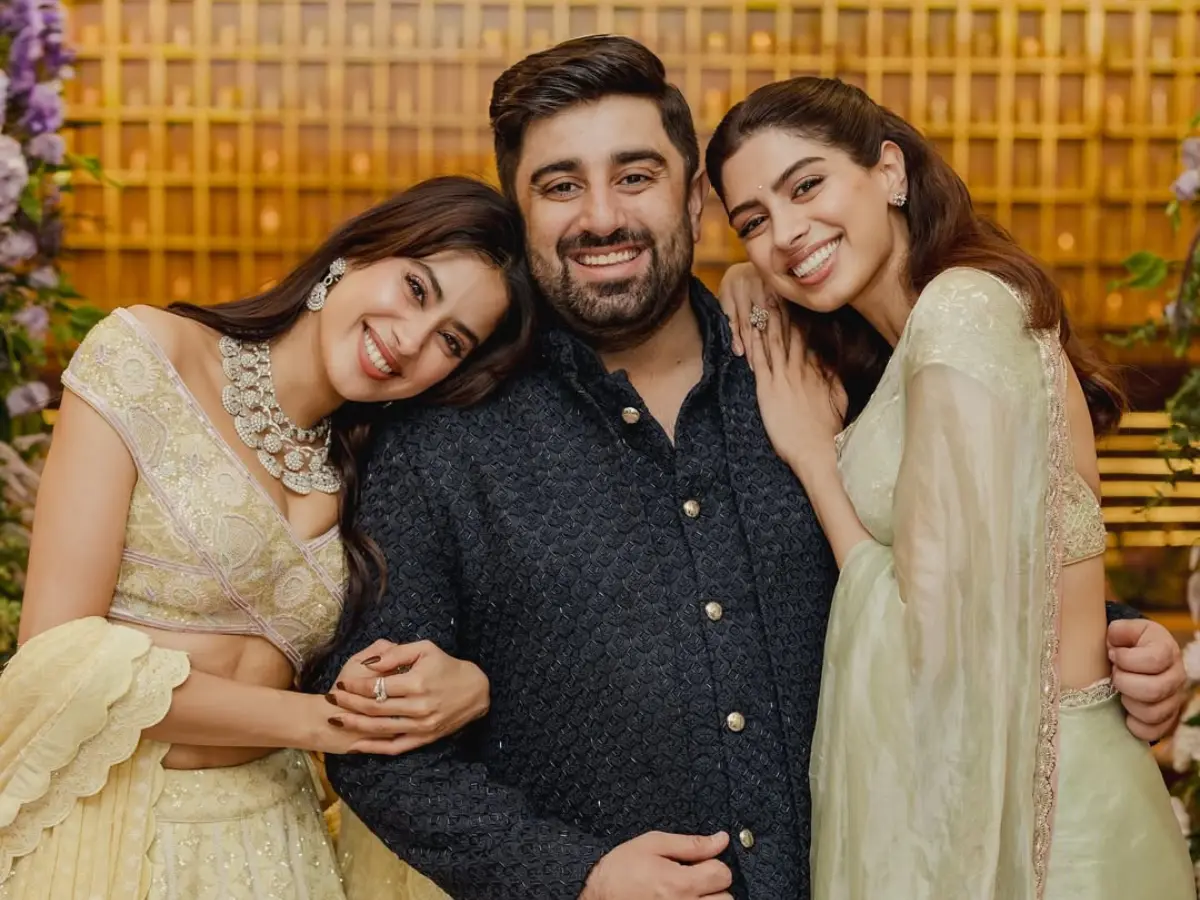 Jhanvi and Khushi along with brother-in-law, Rohan Thakkar