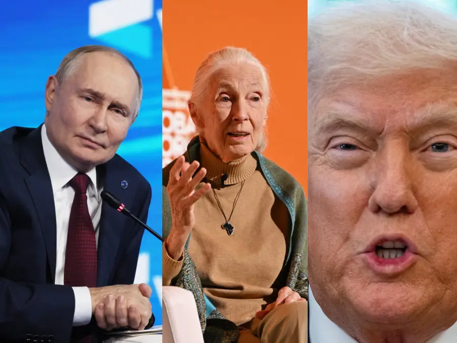 Jane Goodall's 'last words': Ship off Trump, Putin and THESE leaders to another planet 'on one of Musk’s spaceships'