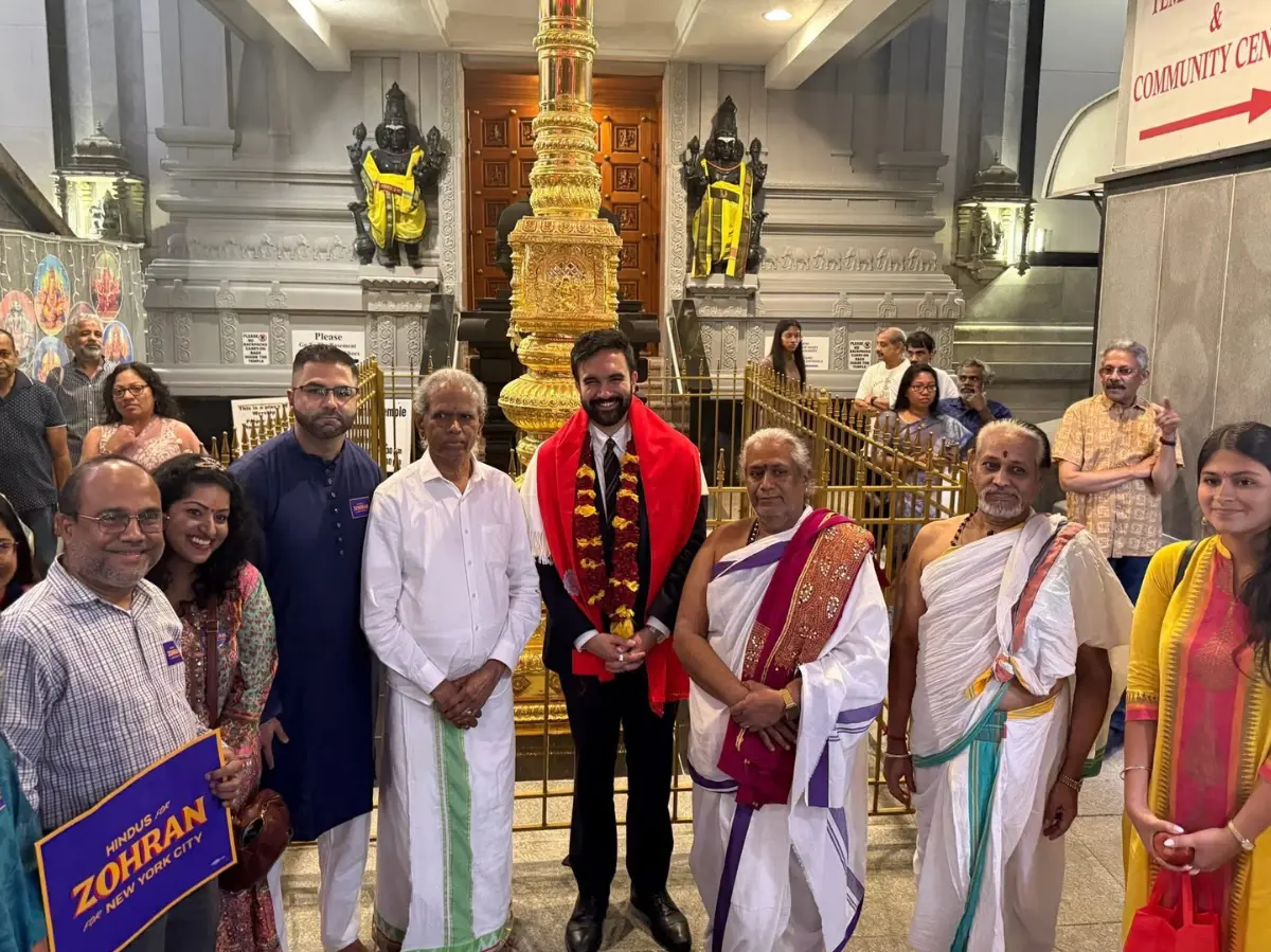 WATCH: Zohran Mamdani visits temples in NYC, says ‘proud of my Hindu heritage’ WATCH: Zohran Mamdani visits temples in NYC, says ‘proud of my Hindu heritage’