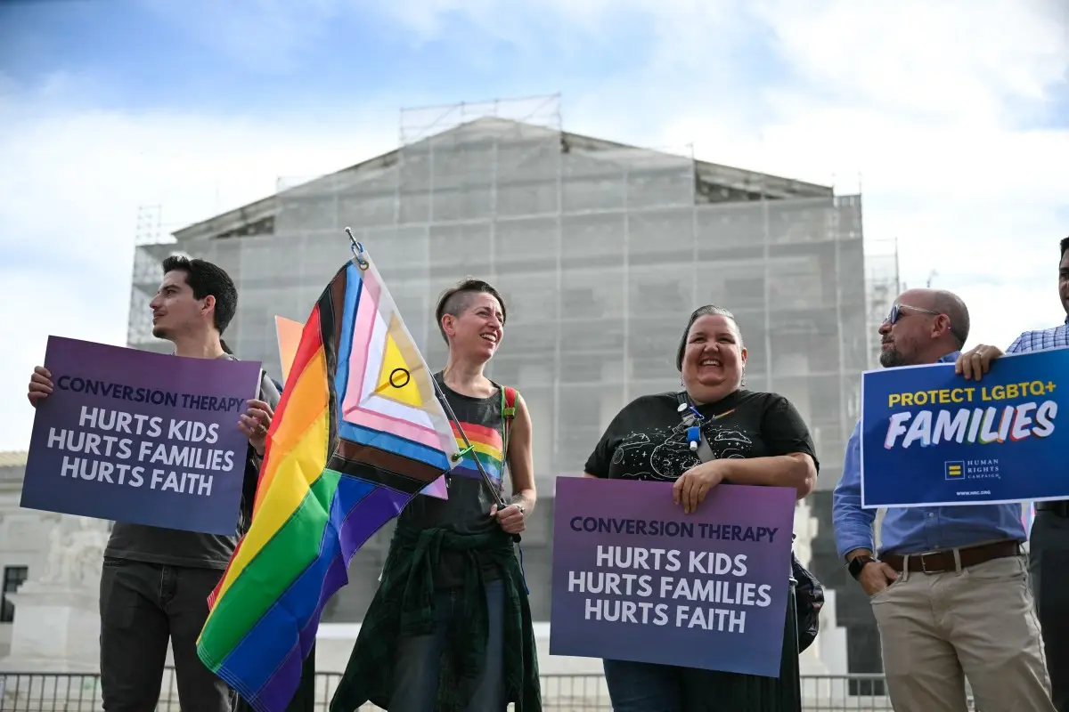 US Supreme Court hears challenge to 'conversion therapy' ban for minors