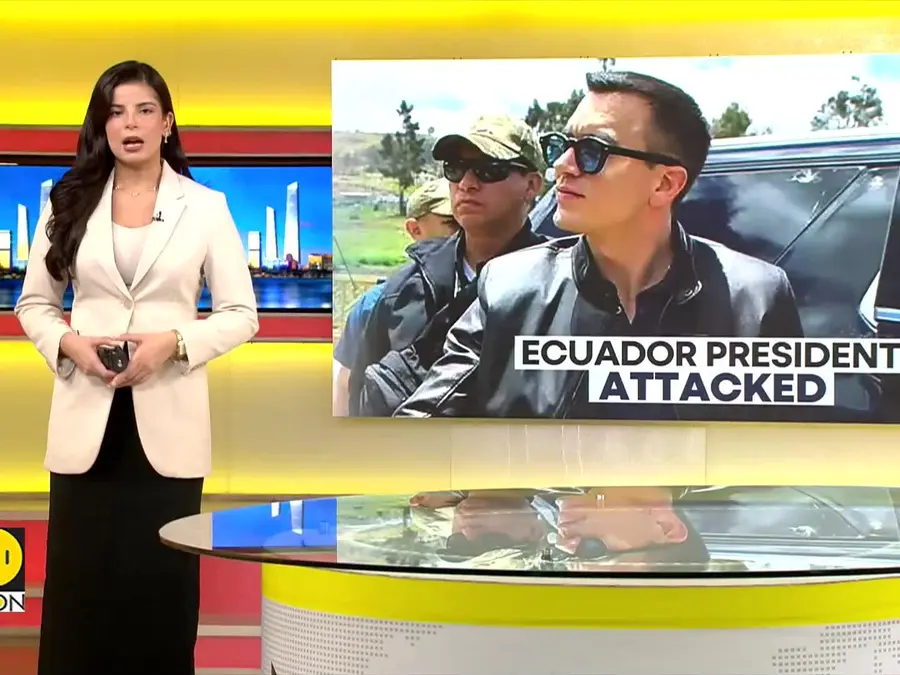 Ecuador: Rocks, Projectiles Thrown at Daniel Noboa's Motorcade; Noboa Escapes Unharmed
