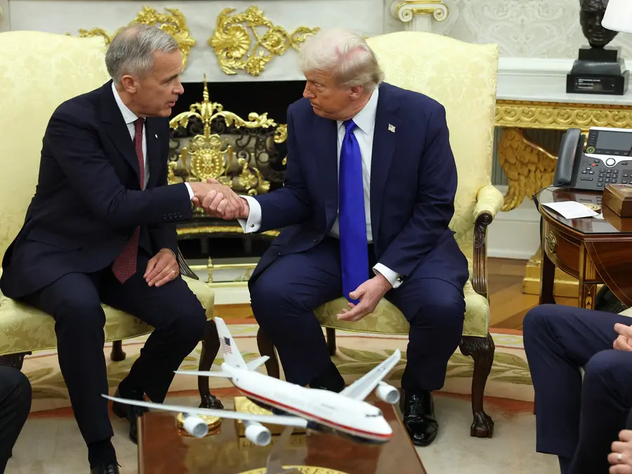 Photos of Trump’s swollen ankles during Carney meet reignite health rumours — and his talk about heaven isn’t helping