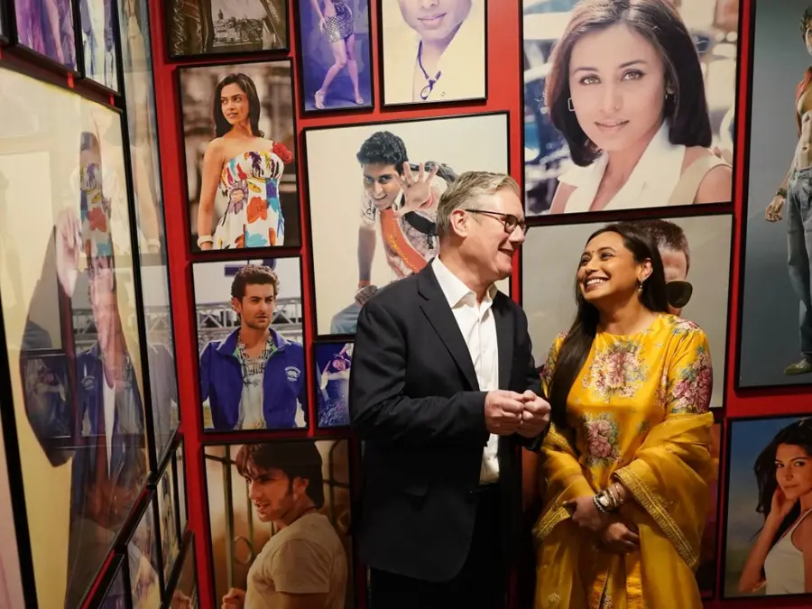 UK PM Keir Starmer visits Yash Raj Studio, watches a film with Rani Mukerji