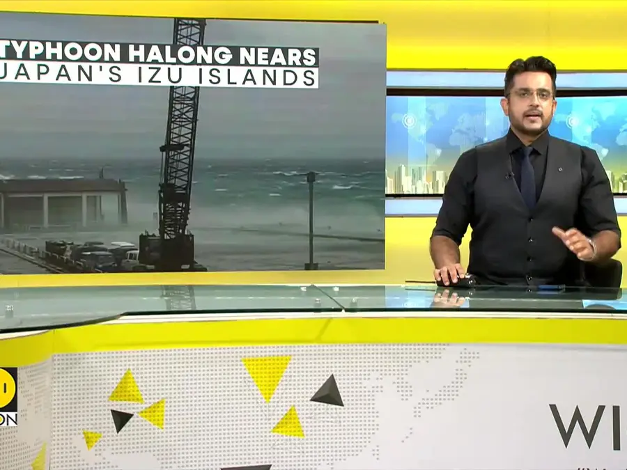 Typhoon Halong Nears Japan's Izu Island, Red Alert Issued