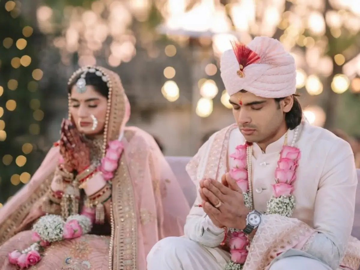 Neeraj Chopra and Himani Mor