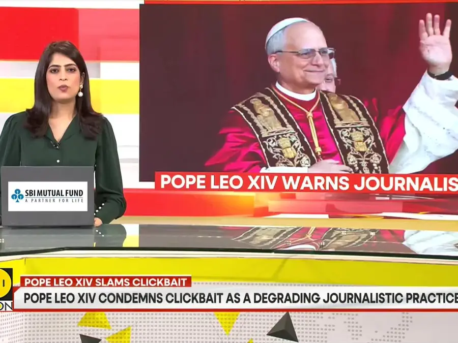 Pope Leo XIV condemns clickbait, calls for ethical journalism