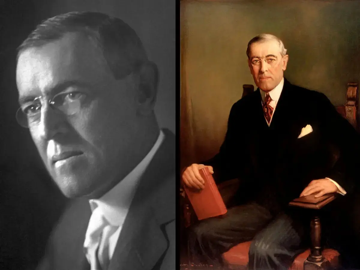 US President Woodrow Wilson -1919 winner of Nobel Peace Prize
