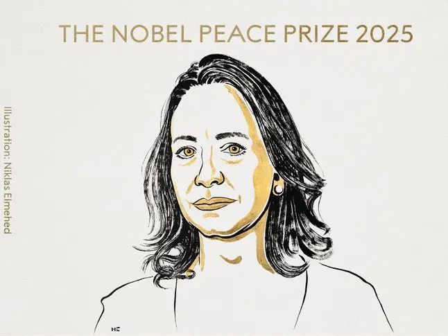 Nobel Peace Prize 2025: Maria Corina Machado awarded for her work promoting democratic rights for people of Venezuela. Who is she? Nobel Peace Prize 2025: Maria Corina Machado awarded for her work promoting democratic rights for people of Venezuela. Who is she?