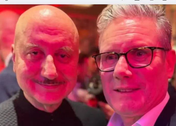Anupam Kher meets UK PM Keir Starmer, calls him 'great admirer' of film 'Bend It Like Beckham'