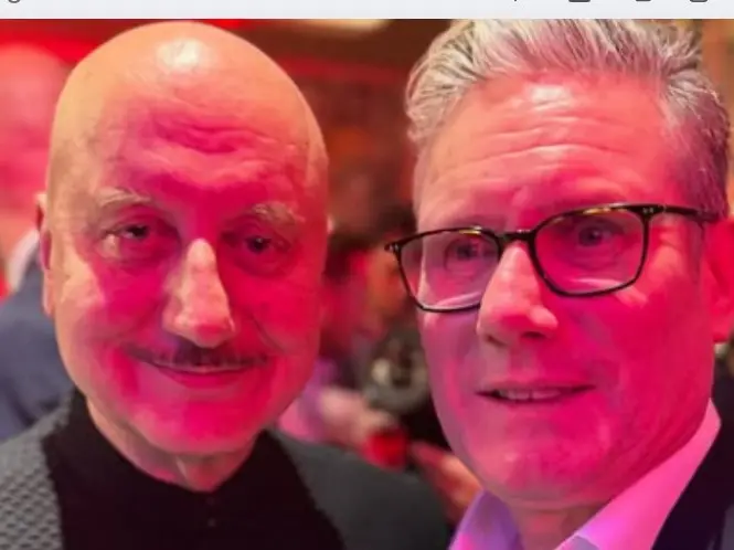 Anupam Kher meets UK PM Keir Starmer, calls him 'great admirer' of film 'Bend It Like Beckham' Anupam Kher meets UK PM Keir Starmer, calls him 'great admirer' of film 'Bend It Like Beckham'