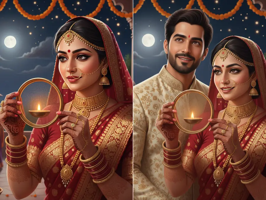 Karwa Chauth 2025: 5 AI prompts to create stunning portraits with Nano Banana