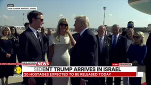 PM Benjamin Netanyahu Welcomes the US President; Hamas Begins Releasing Hostage