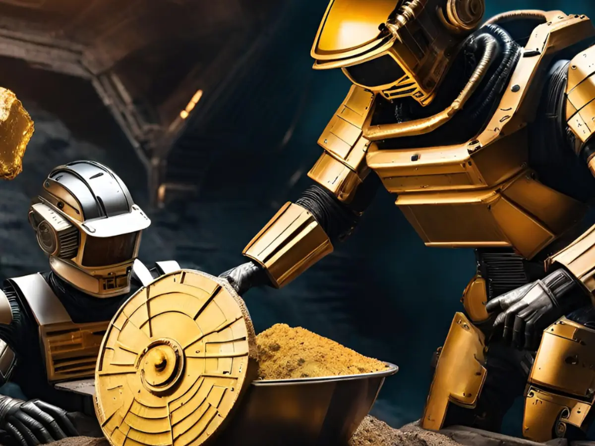 How can AI help in gold mining?