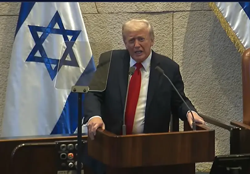 'Long and painful nightmare is finally over': Trump says in the Israeli Parliament on Gaza peace deal