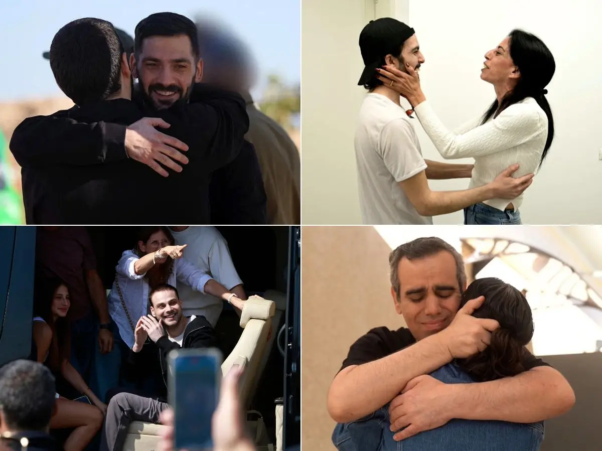 Tears, hugs, relief: Freed Israeli hostages reunite with their families | WATCH Tears, hugs, relief: Freed Israeli hostages reunite with their families | WATCH