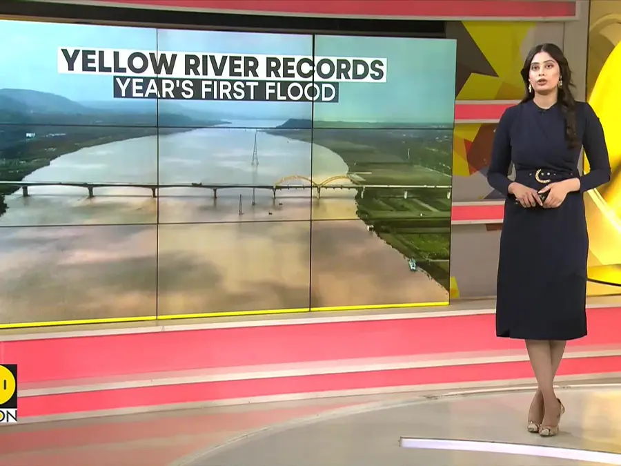 Flood Hits China’s Yellow River After Heavy Rain 